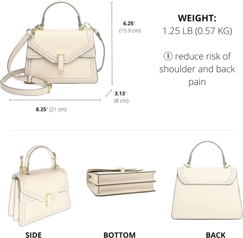 Vista 3 de Scarleton Top Handle Satchel Purses for Women, Shoulder Bag Purse, Crossbody Bags for Women, Handbags for Women, H2083