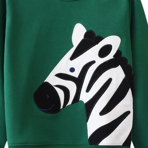Vista 4 de Bumeex Sudaderas con cuello redondo para niños de 2 a 7 años