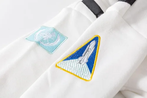 Vista 5 de Disfraz de astronauta para bebé, traje espacial para fiesta de cosplay, overol de Halloween