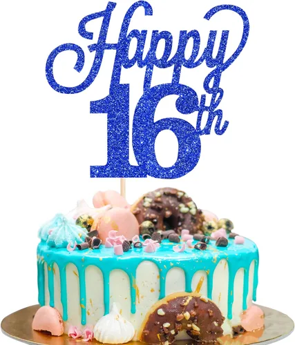Vista 40 de 1 paquete de decoración para pastel de 12 años, purpurina negra número 12, doce cumpleaños, decoración para felicitaciones a 12 años de edad, 12