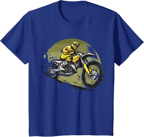 Vista 64 de Camiseta de motocross Supermotard Enduro, Negro, S