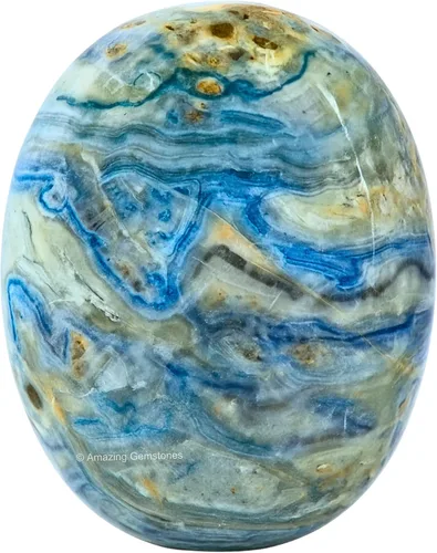 Vista 80 de Piedras de Siete Chakras de Amazing Gemstone y Piedras Curativas - Grandes Piedras de Palma de Cristal - Cristal para Buena Suerte, Energía Positiva