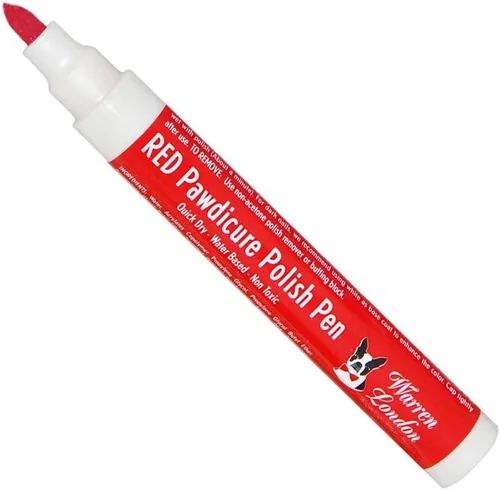 Vista 14 de Lápiz de pedicura Warren London Pawdicure, esmalte de uñas para perro, paquete de de 1, Negro