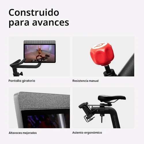 Vista 2 de Peloton Bikes - Bicicletas de ejercicio de interior para entrenamiento cardiovascular y de fuerza