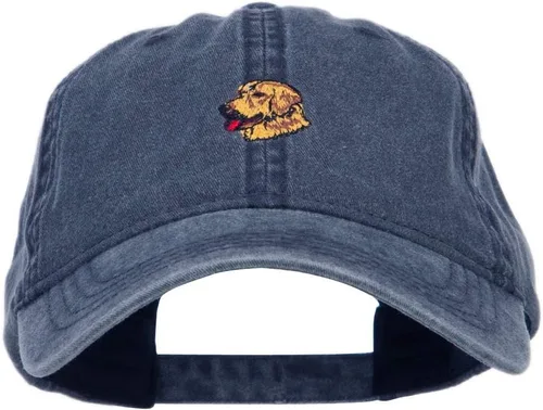 Vista 6 de Gorra lavada bordada Golden Retriever