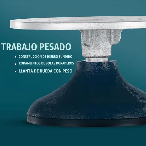 Vista 5 de U.S. Art Supply Rueda de escultura de 7 pulgadas de diámetro, resistente