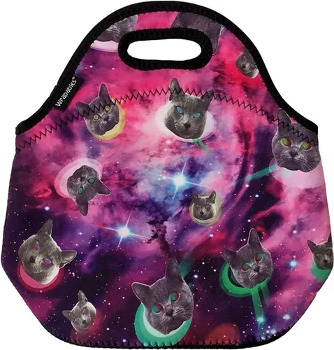 Vista 16 de Wrapables® Bolsa de almuerzo de neopreno aislada, plátanos