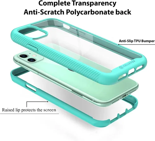 Vista 3 de CellEver - Fundas para iPhone 11 (2 protectores de pantalla de cristal incluidos)