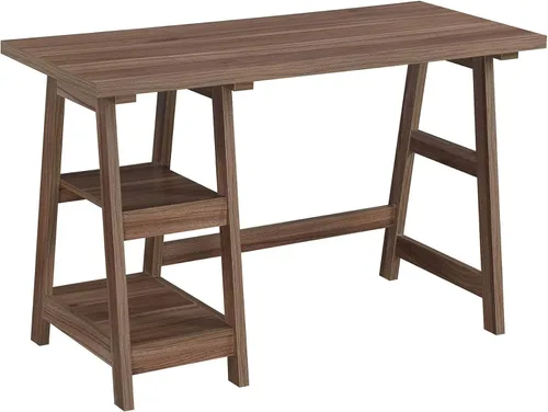 Vista 14 de Escritorio de caballete Convenience Concepts Designs2Go, Madera manufacturada, Blanco