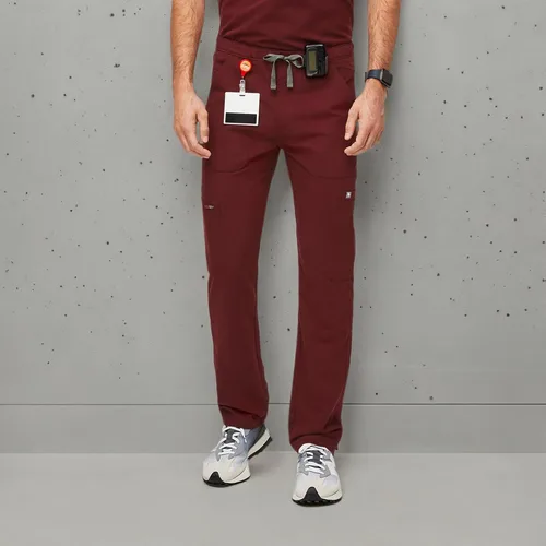Vista 9 de FIGS Pantalones médicos cargo Cairo, ajuste clásico de pierna recta