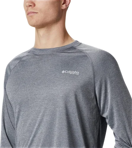 Vista 5 de Columbia PFG Terminal Tackle Heather - Camiseta de manga larga para hombre