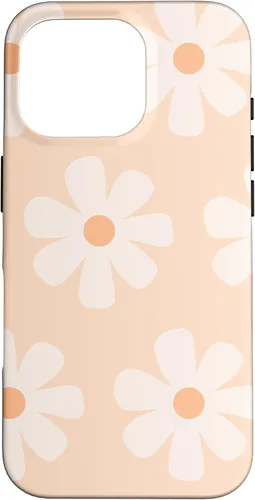 Vista 20 de Orange Floral Aesthetics Daisy Flower Daisies Pattern Case for iPhone 16