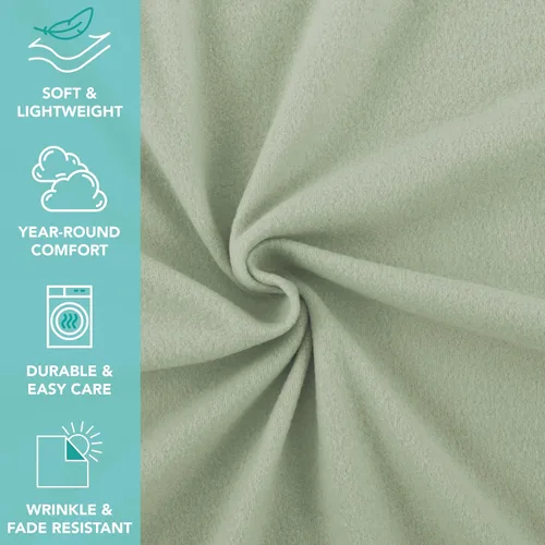 Vista 2 de Arkwright - Mantas de forro polar a granel – Paquete de 6 – Manta ultra suave y acogedora para automóvil, campamento, sofá, oficina, aire libre