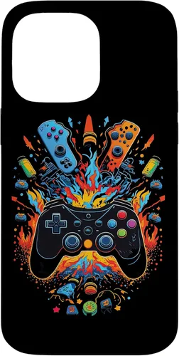 Vista 21 de Gamer Aesthetic Graphic Gaming Video Games Boys Teens Kids Case for iPhone 17
