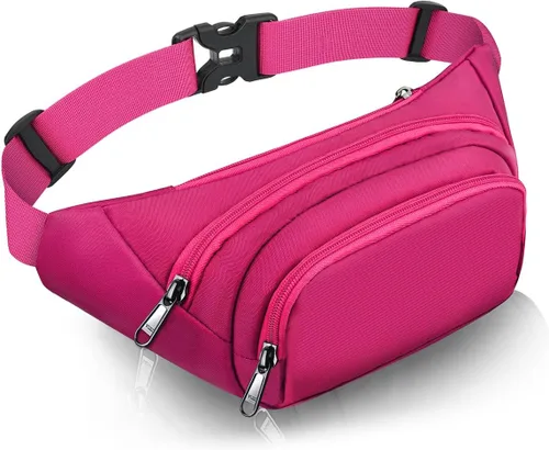 Vista 16 de Riñonera grande para mujeres y hombres – Riñonera Syican con 3 bolsillos con cremallera, regalos para disfrutar de deportes, viajes, entrenamiento