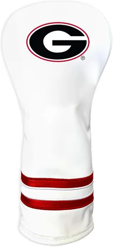 Vista 36 de Team Golf NCAA Funda para Cabeza de Palo de Golf Fairway Vintage Blanca, Diseño que se Ajusta a la Forma, Diseño Retro