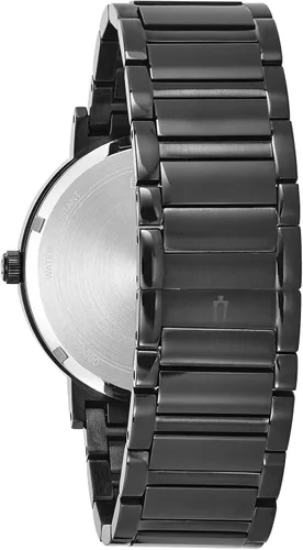 Vista 3 de Bulova Men's 3-Hand Quartz Watch with Diamond Dial and Edge to Edge Crystal