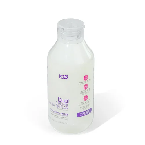 Vista 2 de La Pocion Crema Peinar DUAL Acondicionador sin enjuague – 15.2 onzas líquidas (15.2 fl oz) Crema desenredante y moldeadora de doble acción