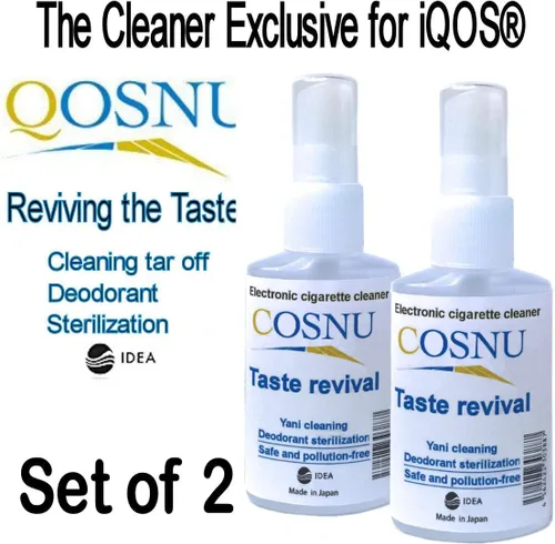 Vista 2 de El limpiador exclusivo para iQOS, COSnu 1.7 fl oz × 2 líquido de limpieza total de 3.4 fl oz