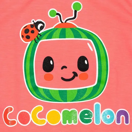 Vista 5 de CoComelon JJ Yoyo Tomtom - Conjunto de camiseta y pantalones cortos para niños pequeños