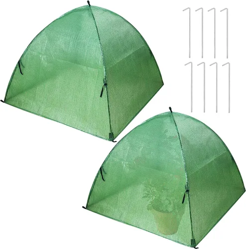 Vista 8 de Carpa para plantas al aire libre, cubierta de arbustos de invierno, carpas verdes contra heladas, cubiertas para plantas, carpa de protección contra