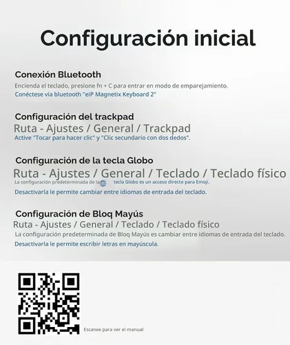 Vista 8 de Funda con teclado EIP Magnetix para iPad 10.2 7ª/8ª/9ª generación y iPad Air 10.5