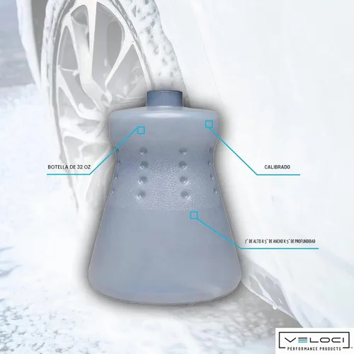 Vista 4 de MTM Hydro Botella de repuesto para cañón de espuma de cuello estrecho, 32 oz. Grado comercial