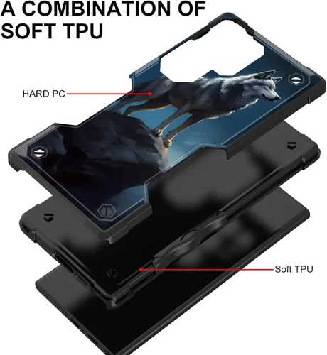 Vista 350 de Funda para Galaxy A14 5G, [Doble Capa][Protección contra Caídas de Grado Militar de 10 Pies] [Antideslizante] Funda Resistente a Prueba de Golpes
