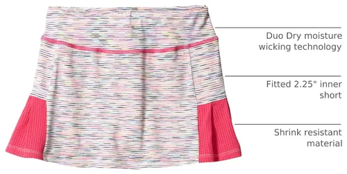 Vista 4 de C9 Champion Falda pantalón C9 Performance para niña Amaranto