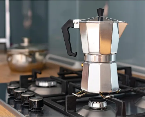 Vista 6 de Fino Cafetera espresso para estufa, prepara hasta 3 porciones
