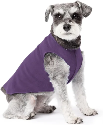 Vista 34 de Abrigo elástico de lana para perro, ropa suave y cálida para perro, suéter elástico para mascotas, lavable en lavadora, ecológico, para todo el año