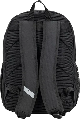 Vista 3 de PUMA Mochila Meridian unisex para niños, Negro/Plateado, Tamaño único