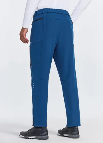 Vista 2 de BALEAF Pantalones de ciclismo de invierno para hombre, pantalones térmicos para bicicleta de montaña, resistentes al agua, clima frío, senderismo