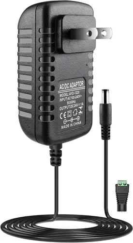 Vista 14 de LightingWill Fuente de alimentación de 12V, adaptador de alimentación de 12W, fuente de alimentación de 110V CA a 12V 1A CC, transformador