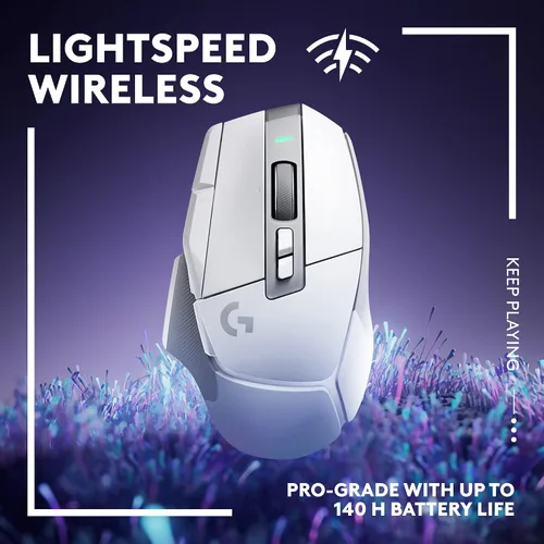 Vista 3 de Logitech G 502 X LIGHTSPEED inalámbrico para juegos mouse óptico con interruptores óptico-mecánicos híbridos LIGHTFORCE sensor de juego HERO 25K