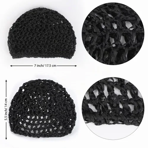Vista 3 de Etercycle - 3 piezas de malla de ganchillo para el cabello para mujer