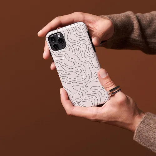 Vista 135 de BURGA Funda de teléfono para iPhone 12 Pro Max, bonita, moderna, estética, con patrón, protección rígida, se adapta a Apple iPhone 12 Pro Max