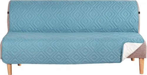 Vista 40 de H.VERSAILTEX Funda reversible para silla, protector de muebles antideslizante, resistente al agua, con correas elásticas de 2 pulgadas