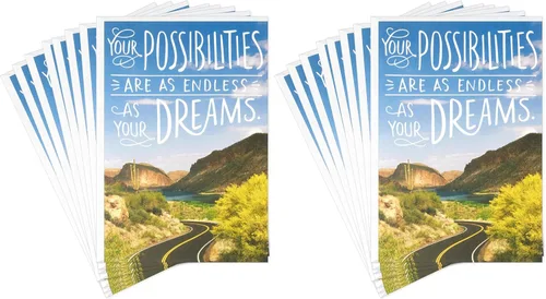 Vista 10 de Hallmark Surtido de tarjetas de regalo o soporte para dinero de graduación, Dream Big (4 tarjetas con sobres)