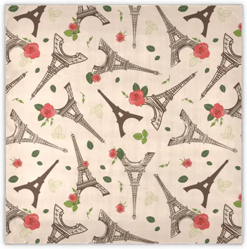 Vista 2 de Bufandas de moda para mujer, bufanda cuadrada de 35 x 35 pulgadas