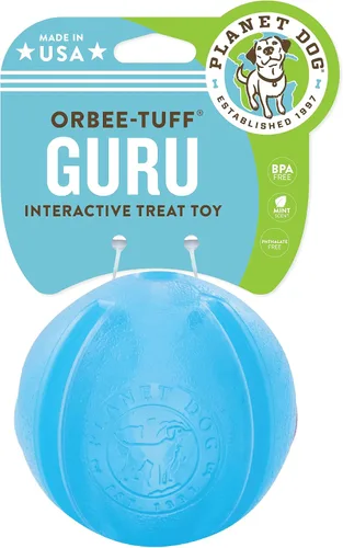Vista 2 de Planet Dog Orbee-Tuff Mazee y Guru - Pelota rompecabezas interactiva para perros dispensadora de premios