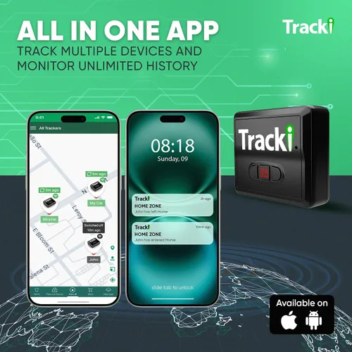 Vista 7 de Tracki Mini rastreador GPS, requiere suscripción, cancela en cualquier momento - Rastreador universal compacto 4G LTE para vehículos