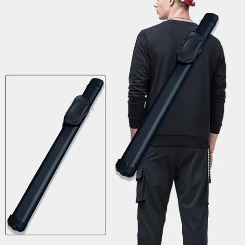 Vista 5 de SUPERDIAMOND Estuche para taco de billar, 2 piezas profesional (1 culo/1 eje), bolsa para taco de billar, estilo maletín para hombres, funda rígida