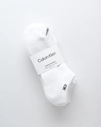 Vista 152 de Calvin Klein Calcetines para hombre, mezcla de algodón, acolchados, sin talla, forro de calcetines atléticos (6 unidades)