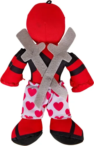Vista 2 de DEADPOOL Heart Boxers - Muñeca de felpa de 9 pies, (8M-DS1005-HEART)