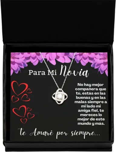 Vista 12 de Cadena de oro para novia con mensaje personalizado, regalo de aniversario de boda o Navidad, collar para mujer