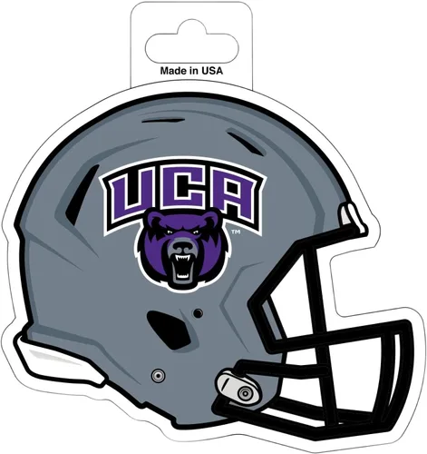 Vista 68 de Rico Industries NCAA - Calcomanía para casco de corte en forma de 4.75 x 5 pulgadas