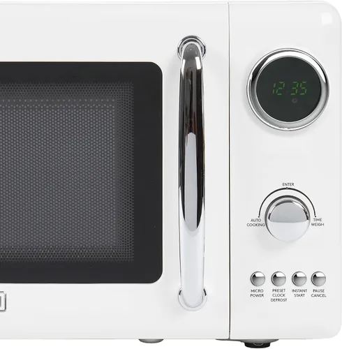 Vista 8 de Haden Horno microondas de 700 vatios y 0.7 pies cúbicos con controles digitales, descongelación e inicio instantáneo para encimera, pequeño