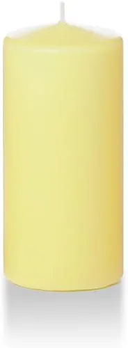 Vista 93 de yummi Caja de 12 velas redondas blancas de 3" x 4