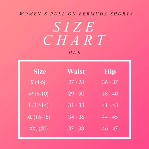 Vista 3 de HDE Bermudas sin botones para mujer, tiro medio, 10 pulgadas de entrepierna, con bolsillos